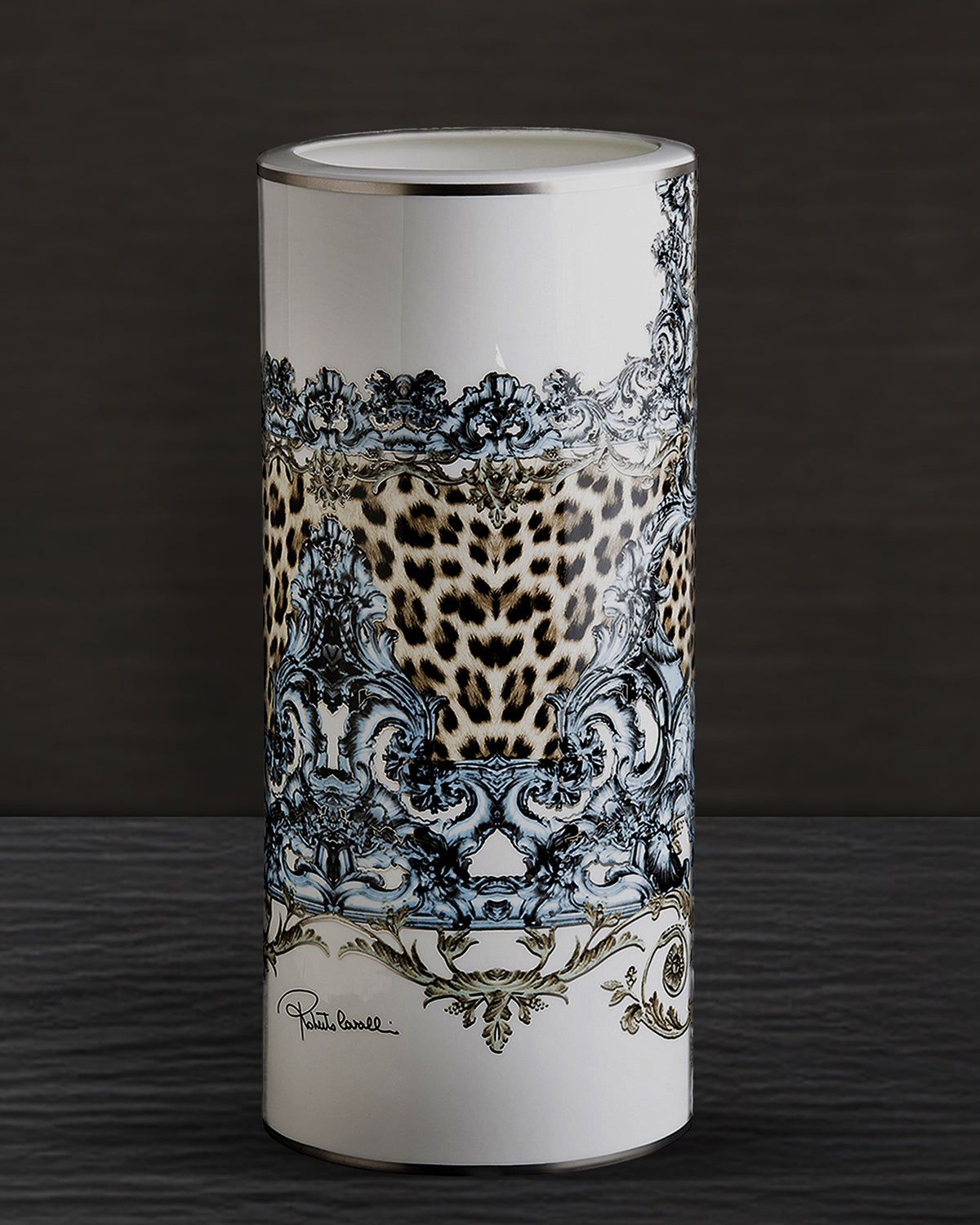 High Vase PALAZZO PITTI   diam. 6.3", H 14"