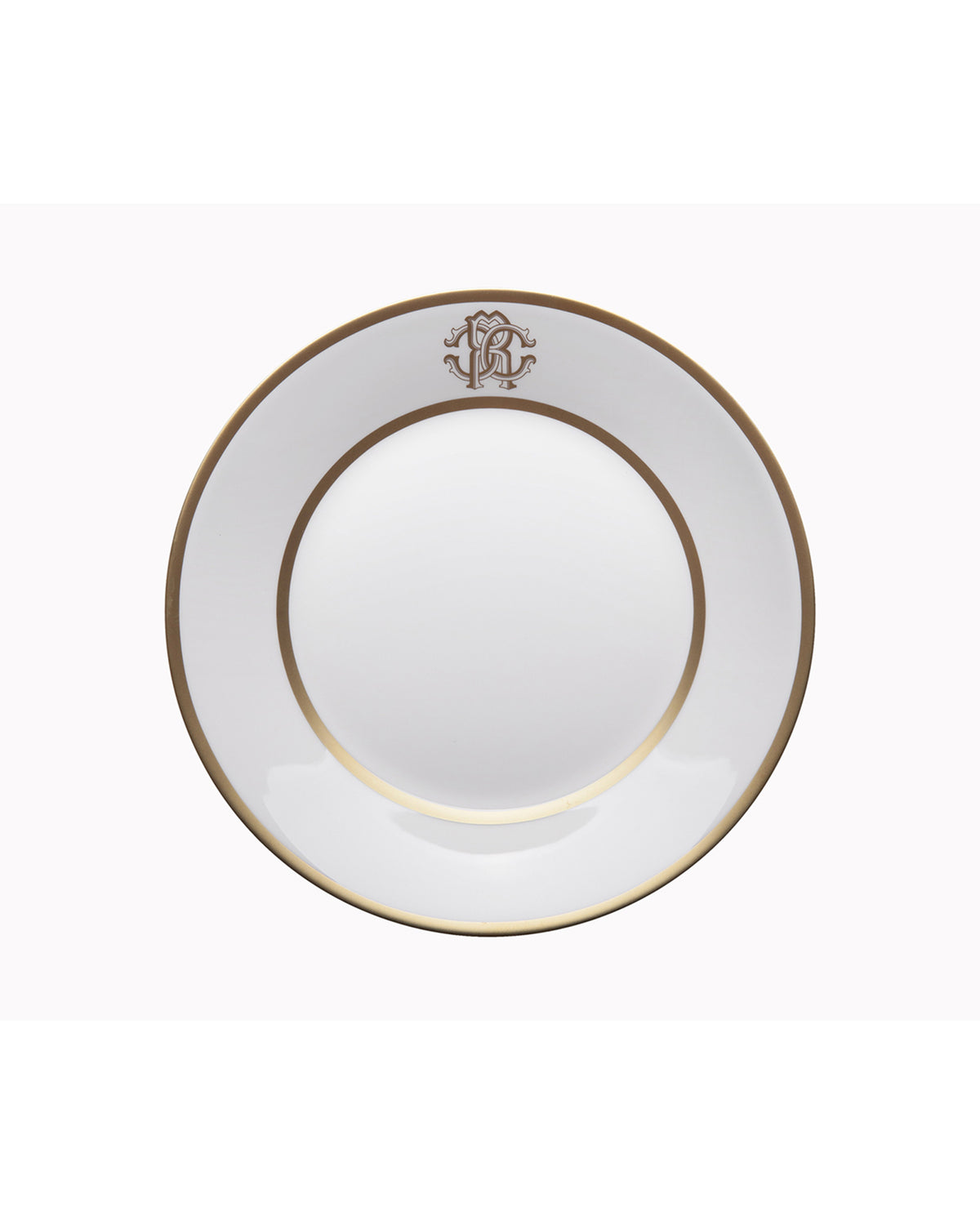 Soup Plate SILK Set of 6 Fine Bone China Gold 24k Gold Paint