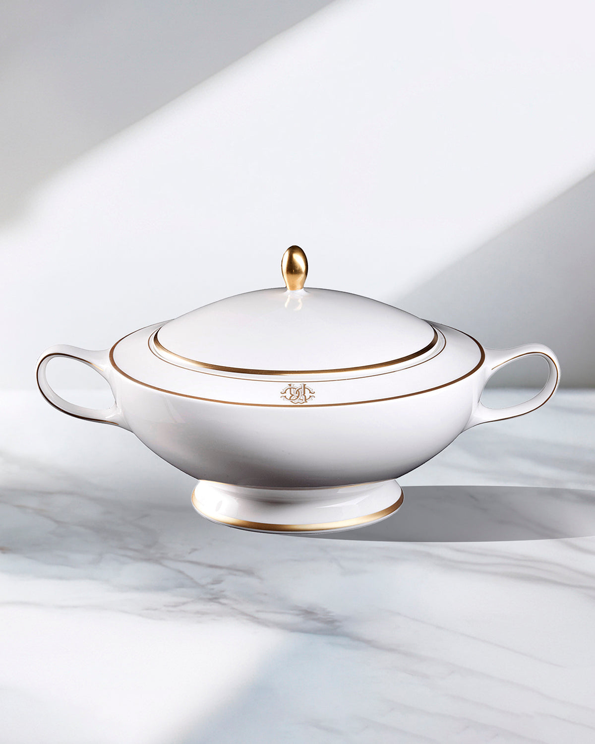 Silk Gold Soup Tureen