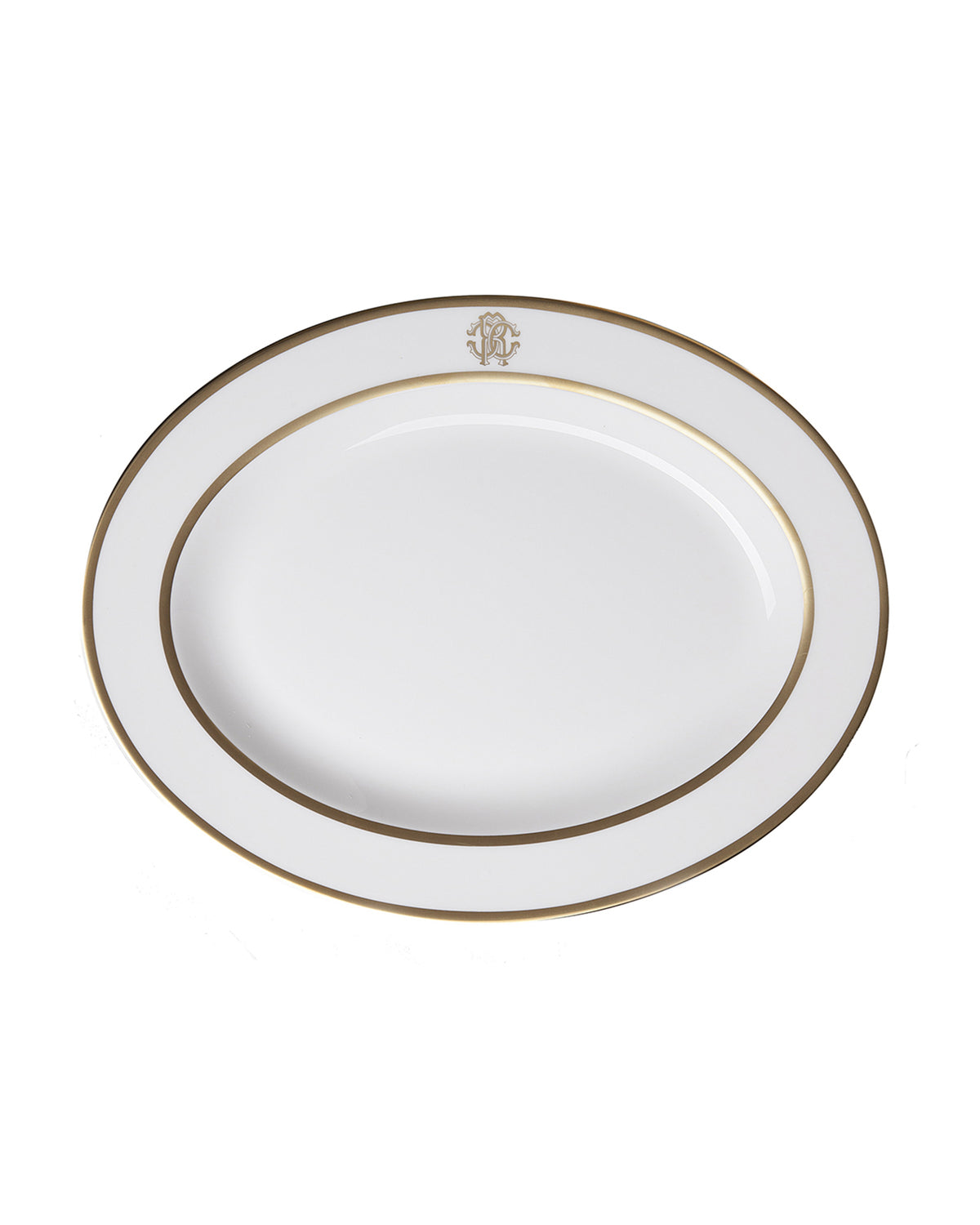 Silk Gold Oval Dish