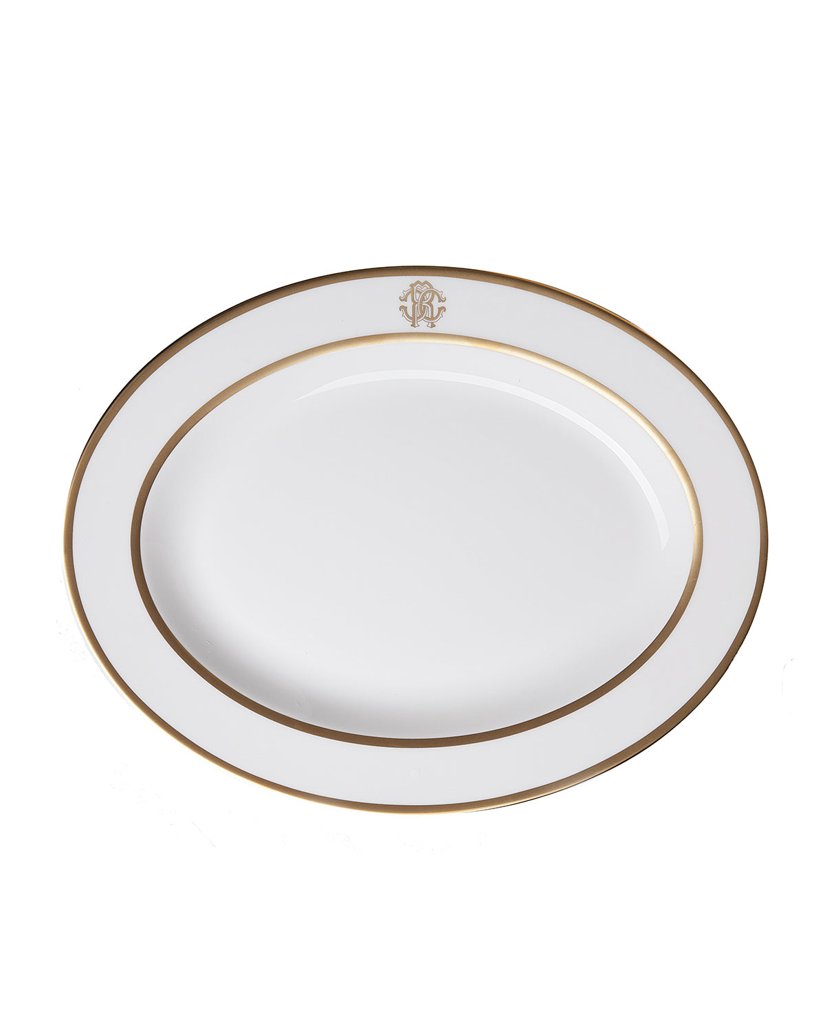 Silk Gold Oval Dish