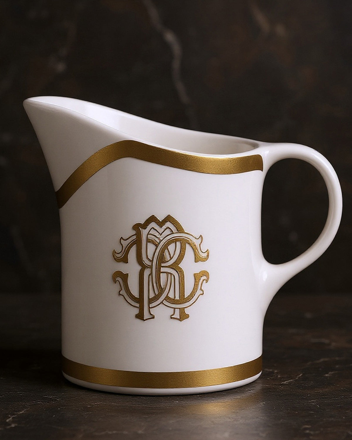 Creamer SILK  Gold diam. 3.5", H 3.3"