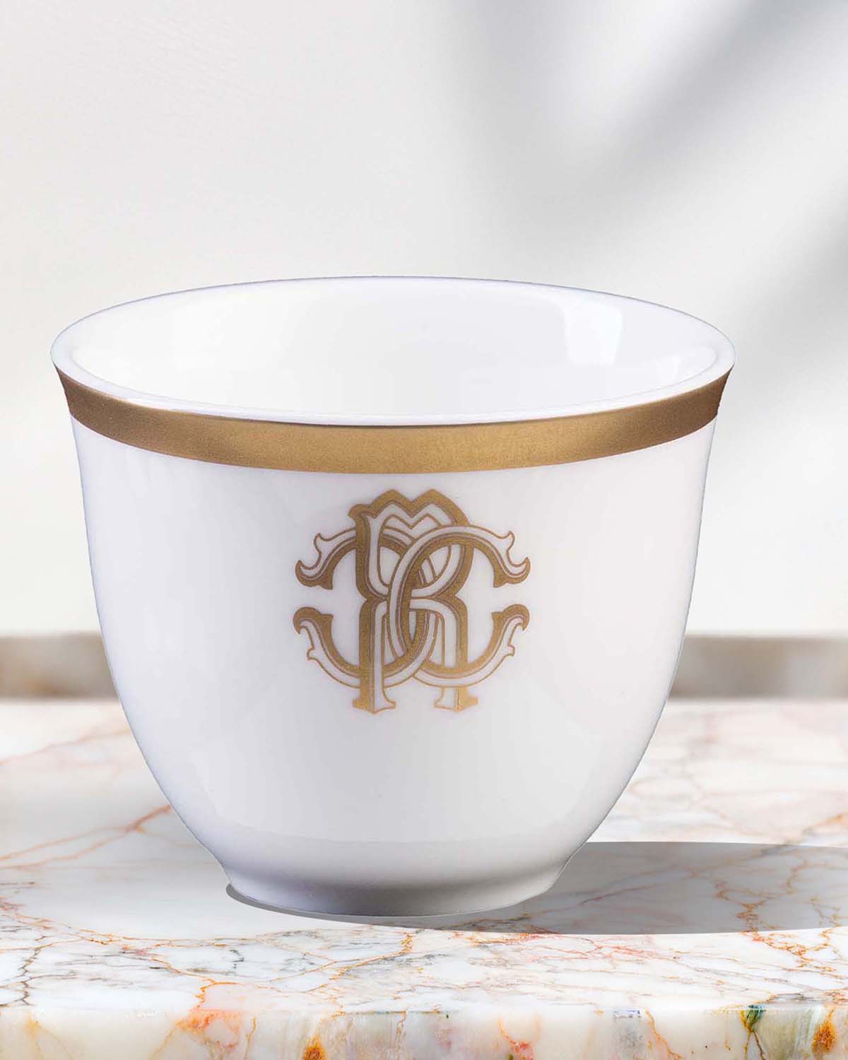 Silk Gold Arabic Cup, Set of 6
