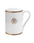 Roberto Cavalli Home Mug Cup SILK in Luxury Box Gold diam. 2.5", H 3.3", cap. 12.5 oz