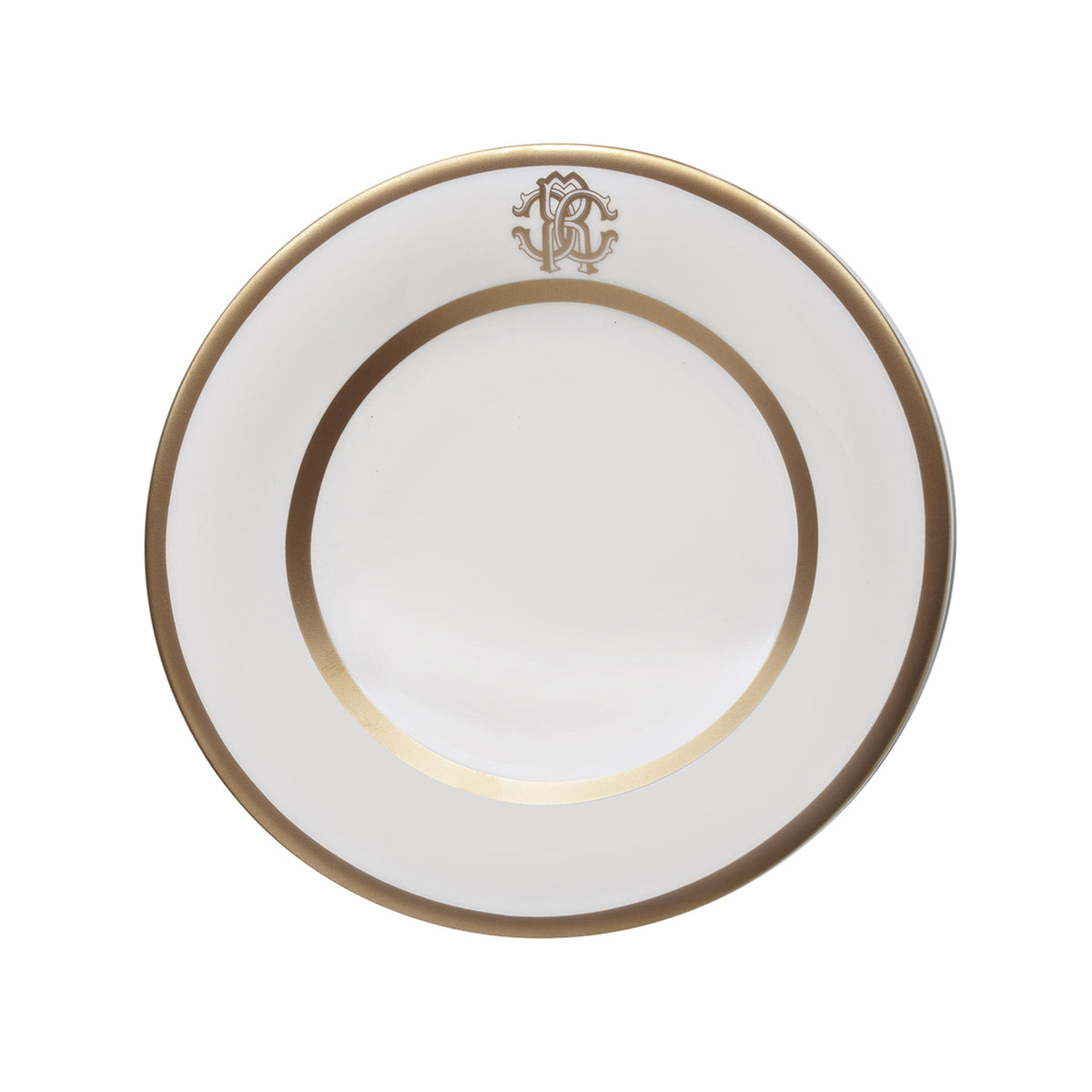 Bread & Butter Plate SILK Set of 6 Fine Bone China Gold 24k Gold Paint