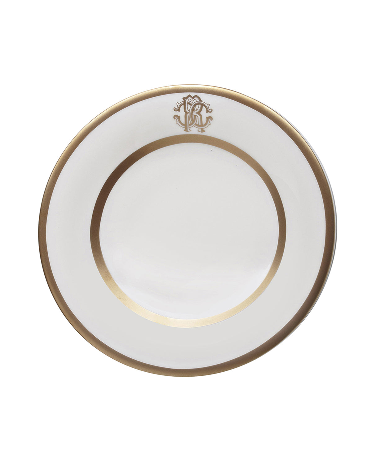 Bread & Butter Plate SILK Set of 6 Fine Bone China Gold 24k Gold Paint