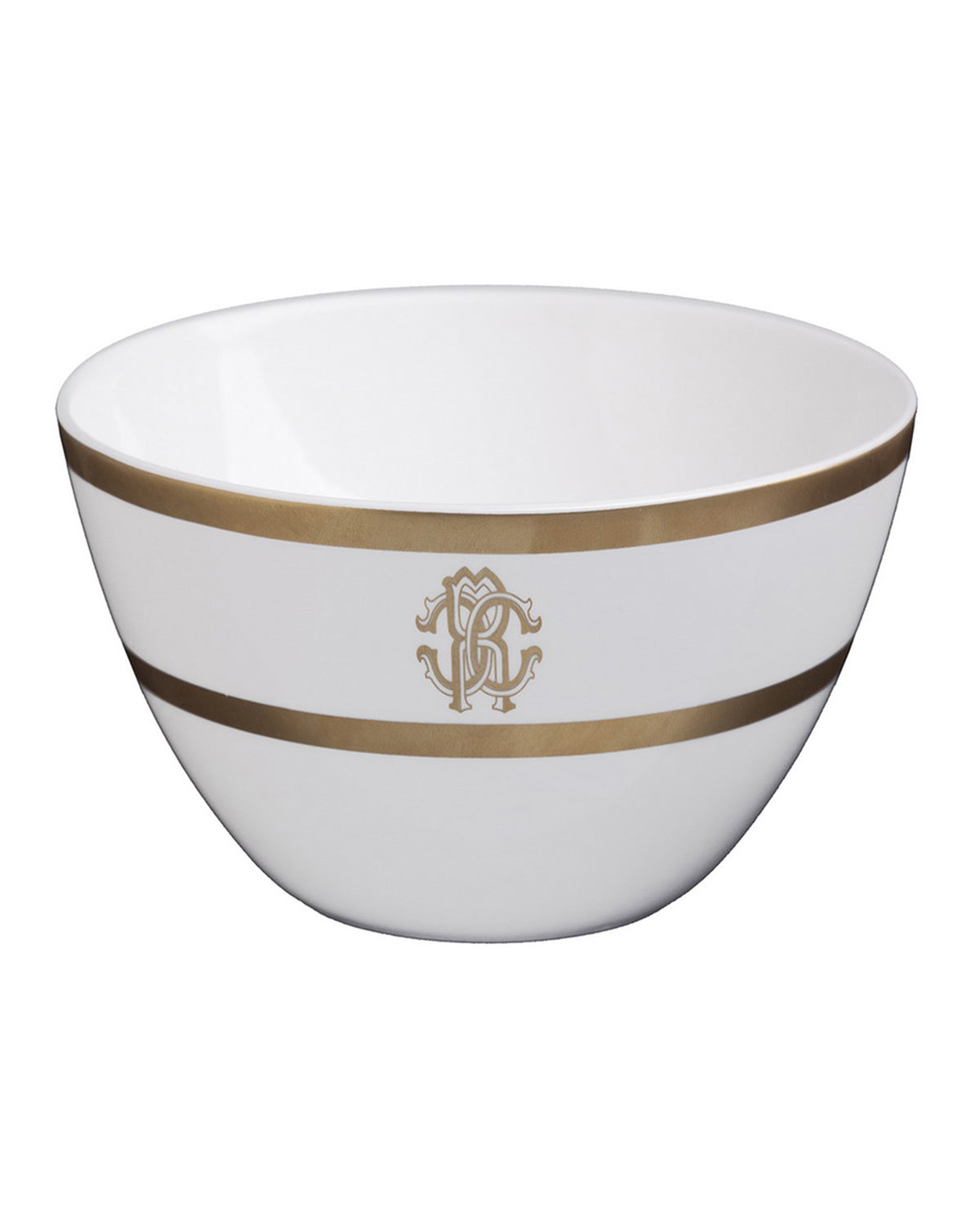 Rice Bowl SILK Set of 6 Fine Bone China Gold 24k Gold Paint