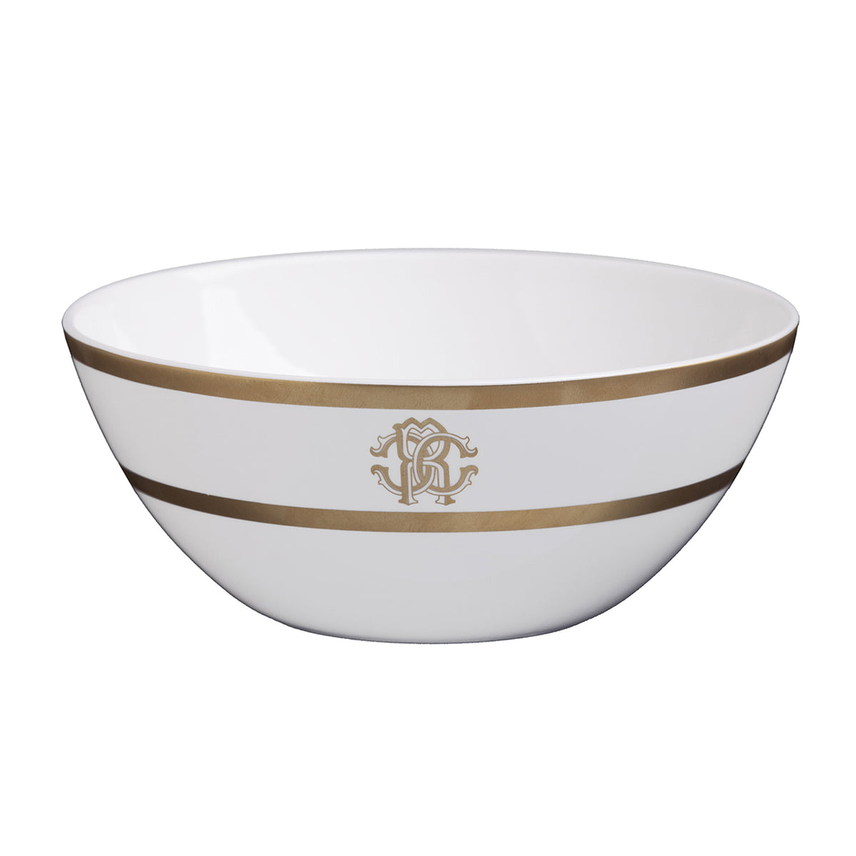 Soup Bowl SILK Set of 6 Fine Bone China Gold 24k Gold Paint