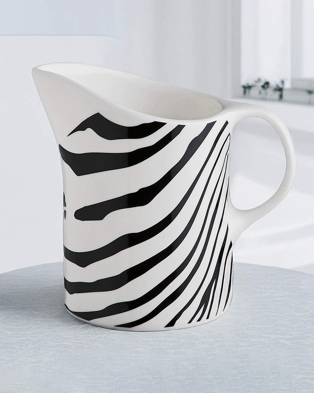Creamer ZEBRAGE   diam. 3.5", H 3.3"