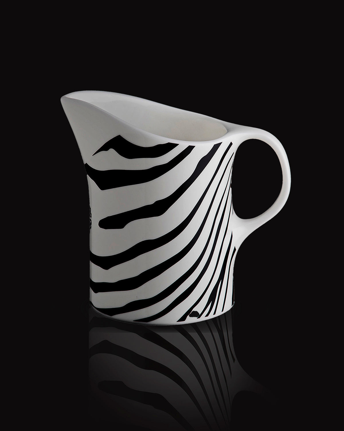 Creamer ZEBRAGE   diam. 3.5", H 3.3"
