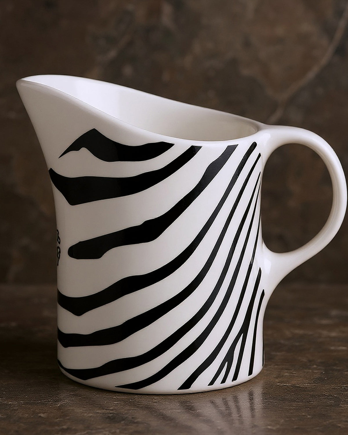 Creamer ZEBRAGE   diam. 3.5", H 3.3"