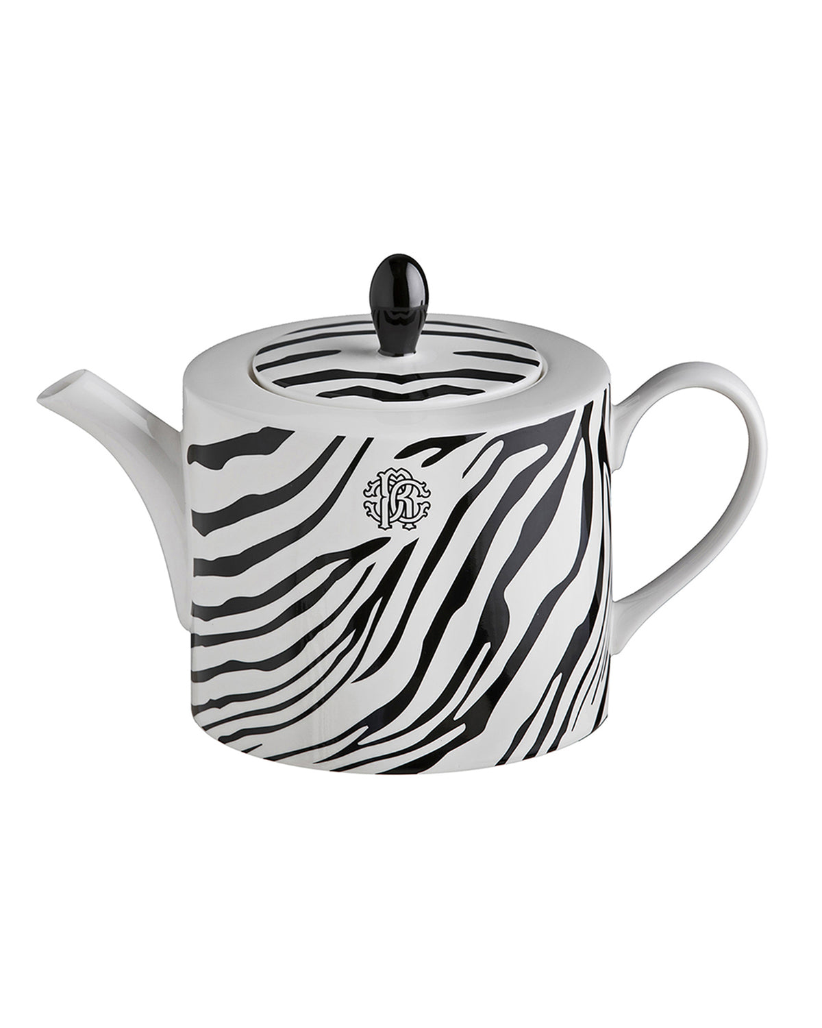 Tea Pot or Coffee Pot ZEBRAGE   diam. 4.75", H 4.5"