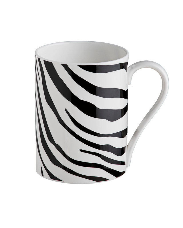 Mug Cup ZEBRAGE in Luxury Box diam. 2.5", H 3.3", cap. 12.5 oz