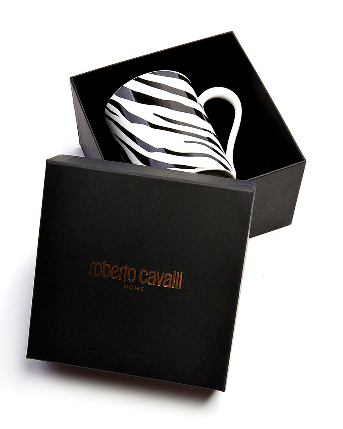 Mug Cup ZEBRAGE in Luxury Box diam. 2.5", H 3.3", cap. 12.5 oz