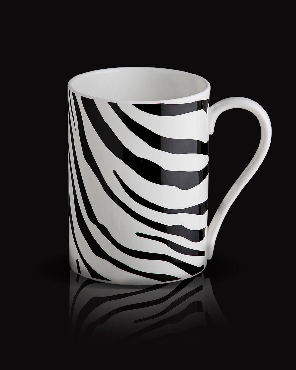 Mug Cup ZEBRAGE in Luxury Box diam. 2.5", H 3.3", cap. 12.5 oz