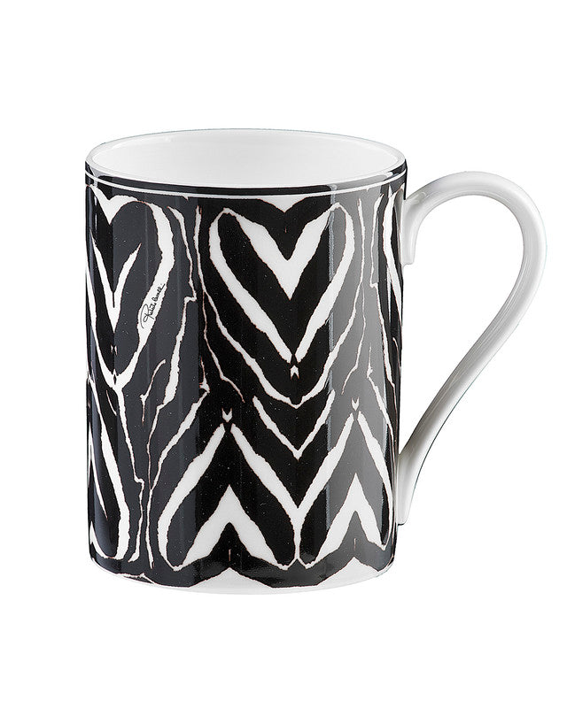 Mug Cup ZEBRA in Luxury Box diam. 2.5", H 3.3", cap. 12.5 oz