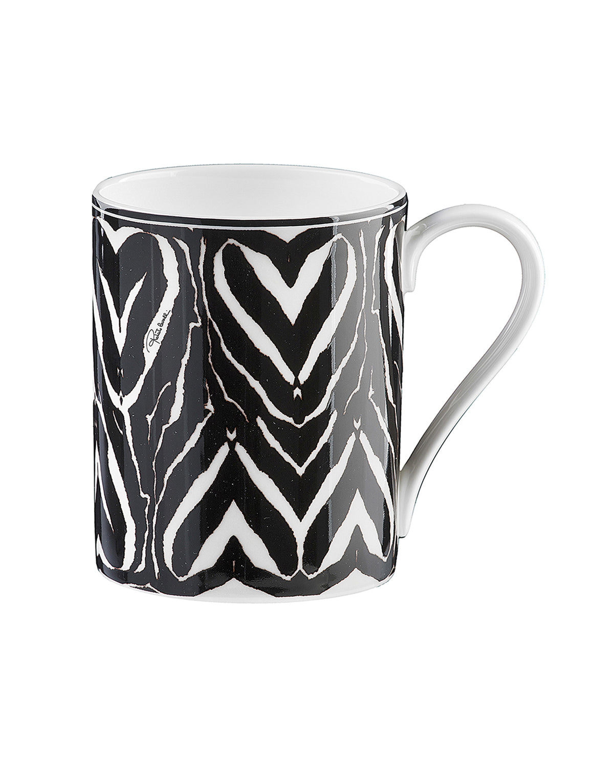 Mug Cup ZEBRA in Luxury Box diam. 2.5", H 3.3", cap. 12.5 oz