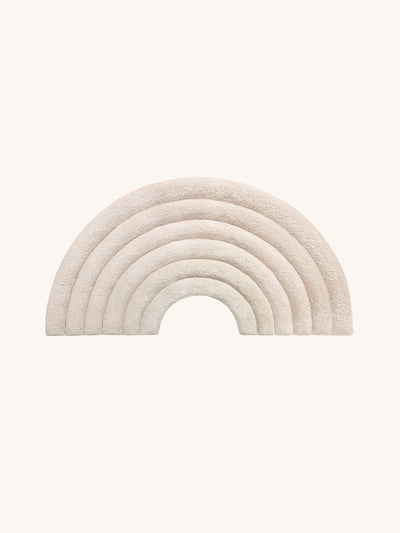 Maison Deux Rug RAINBOW Off White 1.7 x 4 ft