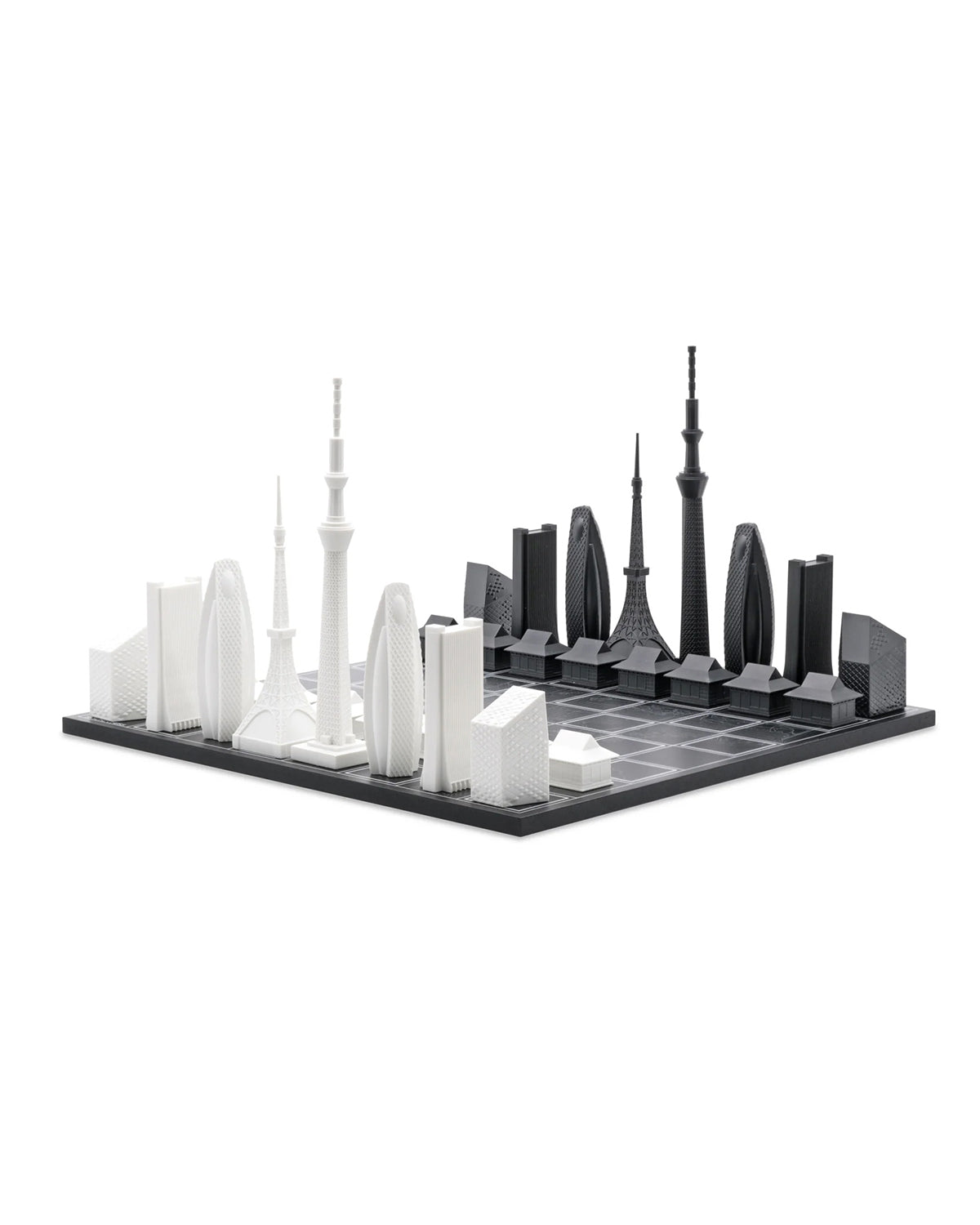 Chess Set Acrylic TOKYO Edition with Tokyo Map Board