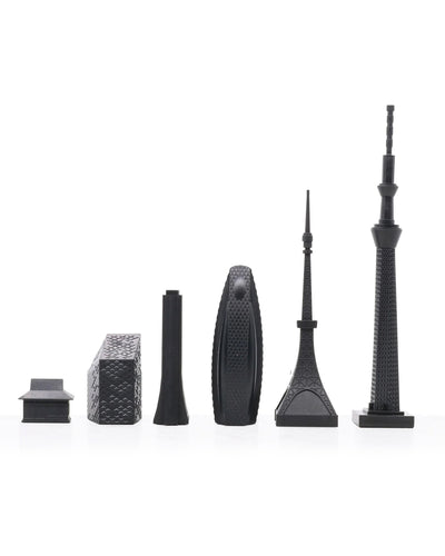 Chess Set Acrylic TOKYO Edition with Tokyo Map Board