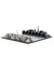 Skyline Chess Chess Set Stainless Steel Paris Edition with Paris Map Board