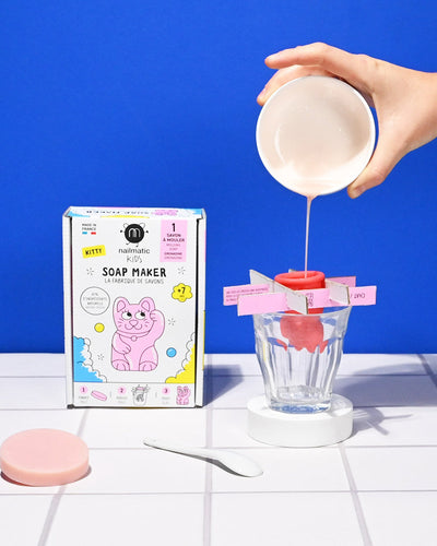 Nailmatic Soap Maker Kit for Kids KITTY