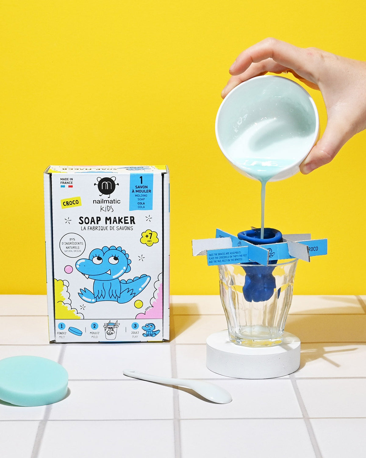 Nailmatic Soap Maker Kit for Kids CROCO