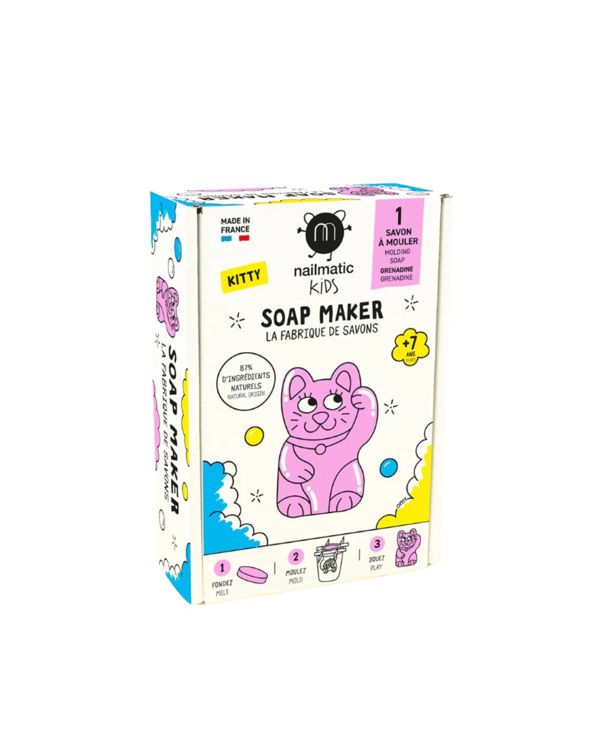 Nailmatic Soap Maker Kit for Kids KITTY