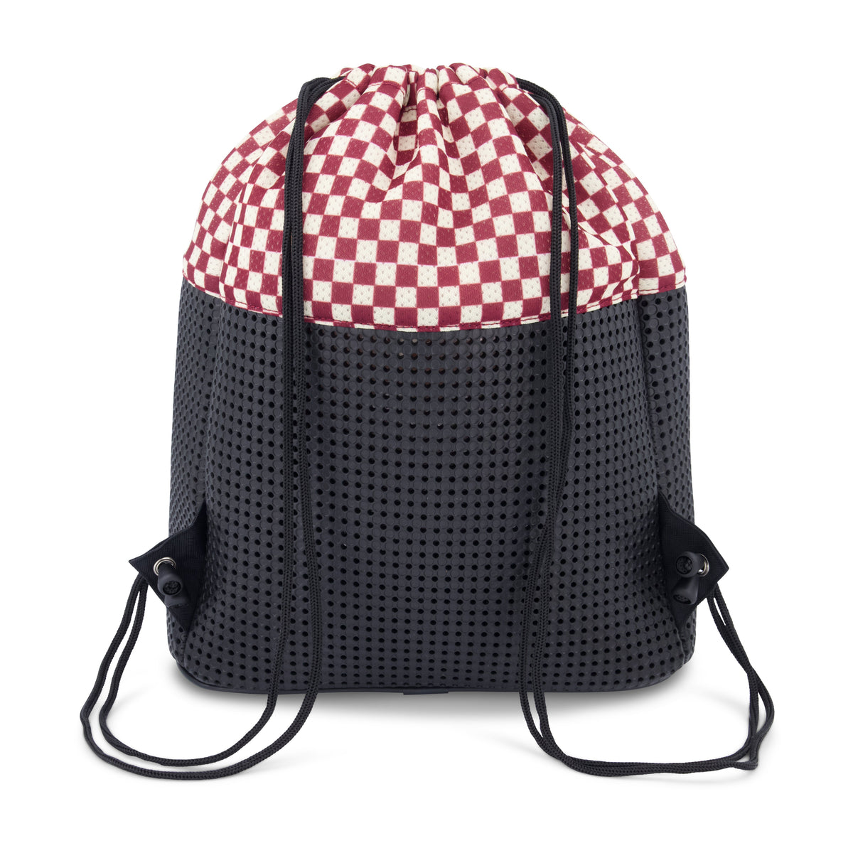 Sophy Zippered Checkered Brick