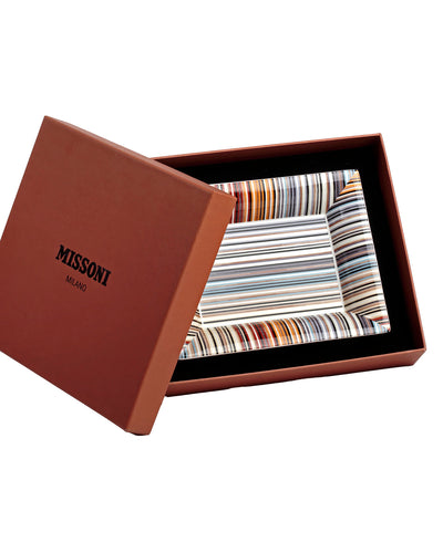 Missoni Home Tray STRIPES Rectangular Large in Luxury Box Jenkins 148 8.5" x 6.75"