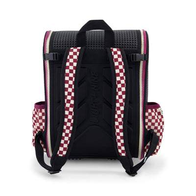 Light Plus Nine Student Backpack Checkered Brick with Nimix Epic Set