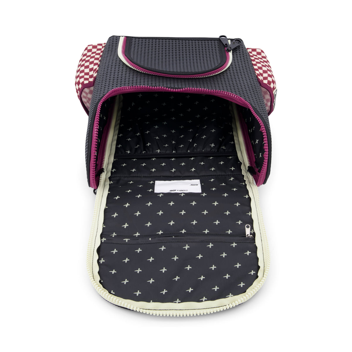 Light Plus Nine Student Backpack Checkered Brick with Nimix Epic Set