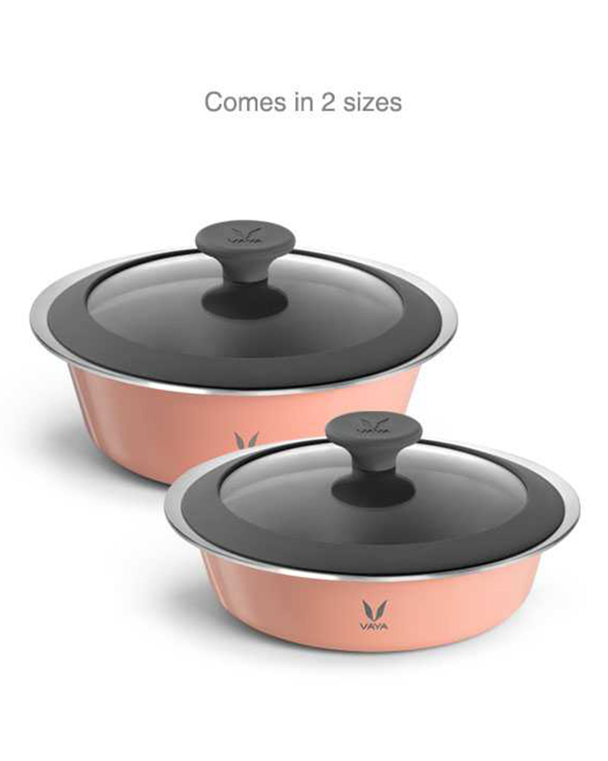 Vaya HauteCase - 50.7 fl.oz - Sandy Coral - with Glass Lid