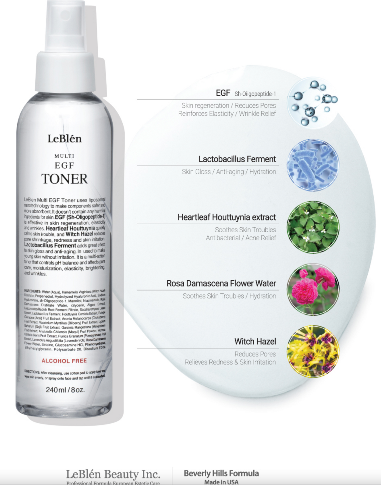 Le Blen MULTI EGF Toner (250ml)