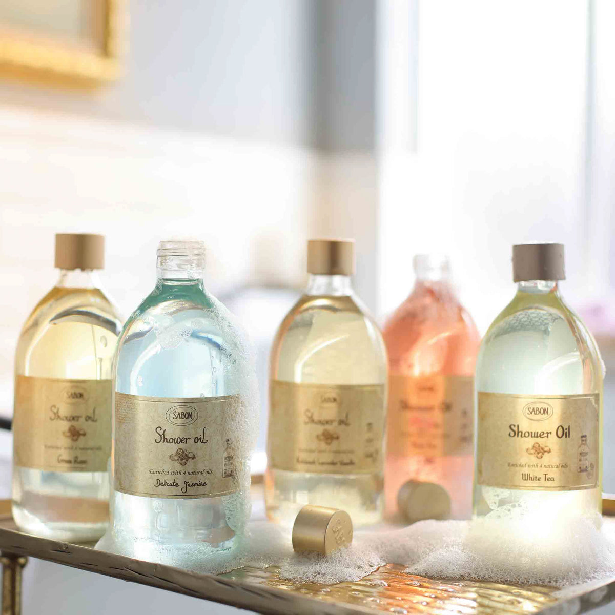 Shower Oil Green Rose 10.5 oz (300mL)