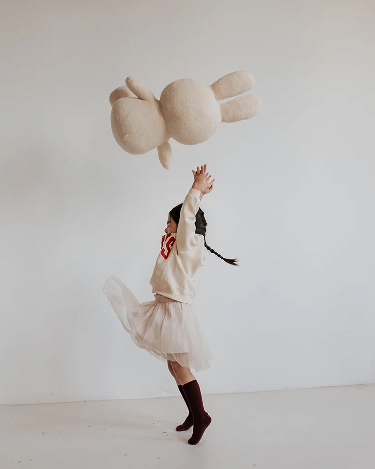 Plush MIFFY Sitting Terry Light Pink 20