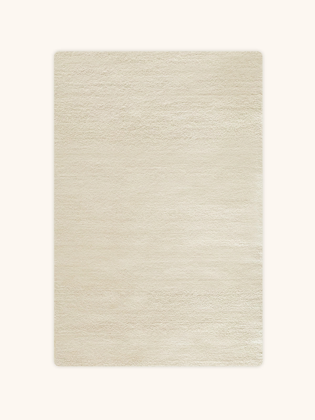 Maison Deux Rug SOLID Off White 3.9 x 5.9 ft