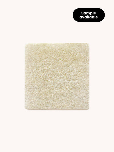 Rug SOLID Off White 3.9 ft diameter