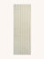 Rug SOLID STRIPE Off White 1.8 x 5.2 ft