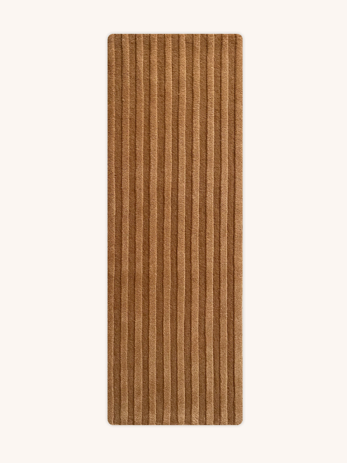 Rug SOLID STRIPE Terra 1.8 x 5.2 ft