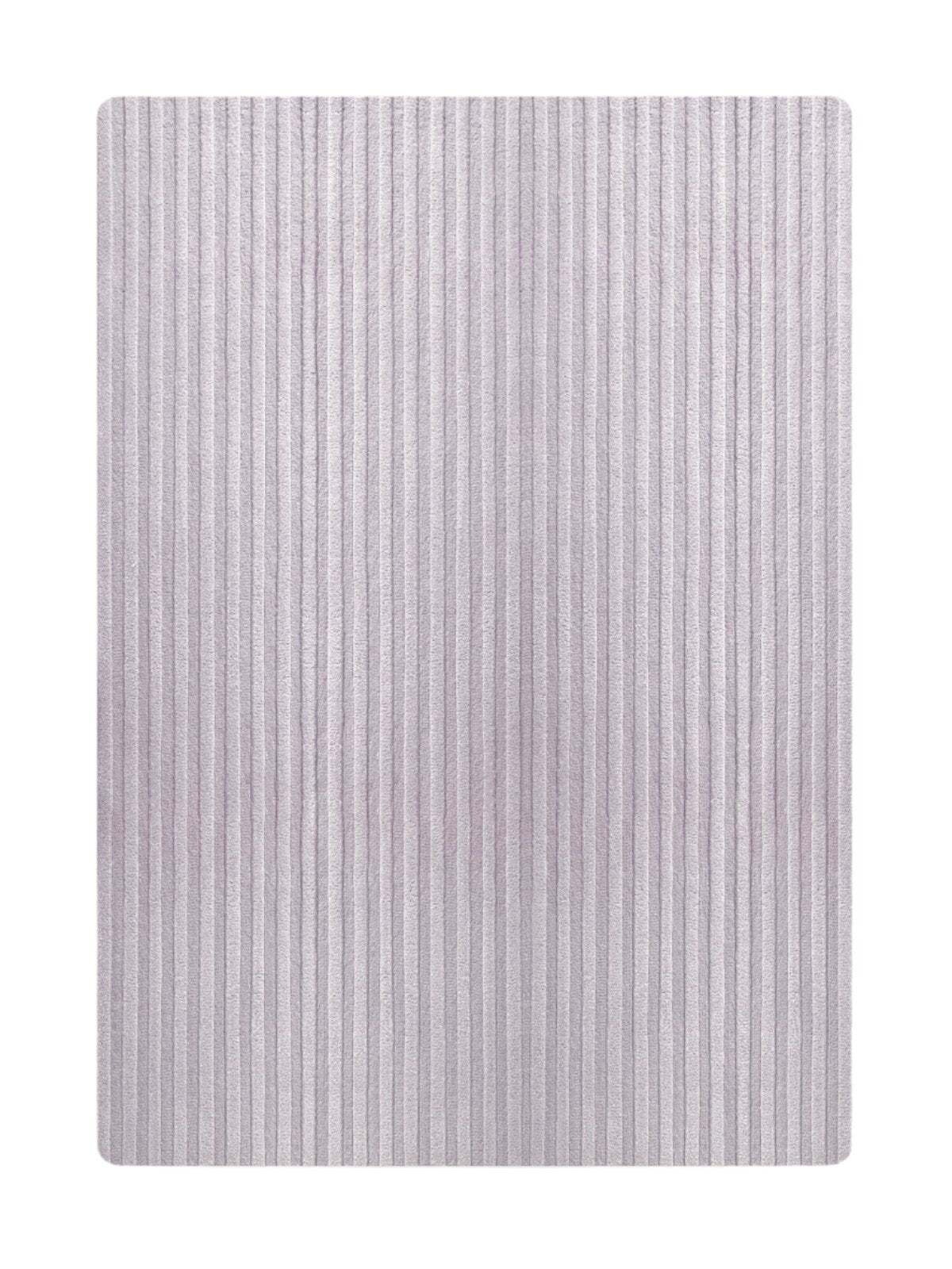 Rug SOLID STRIPE Lilac 5.6 x 7.9 ft