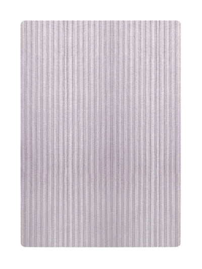 Rug SOLID STRIPE Lilac 5.6 x 7.9 ft