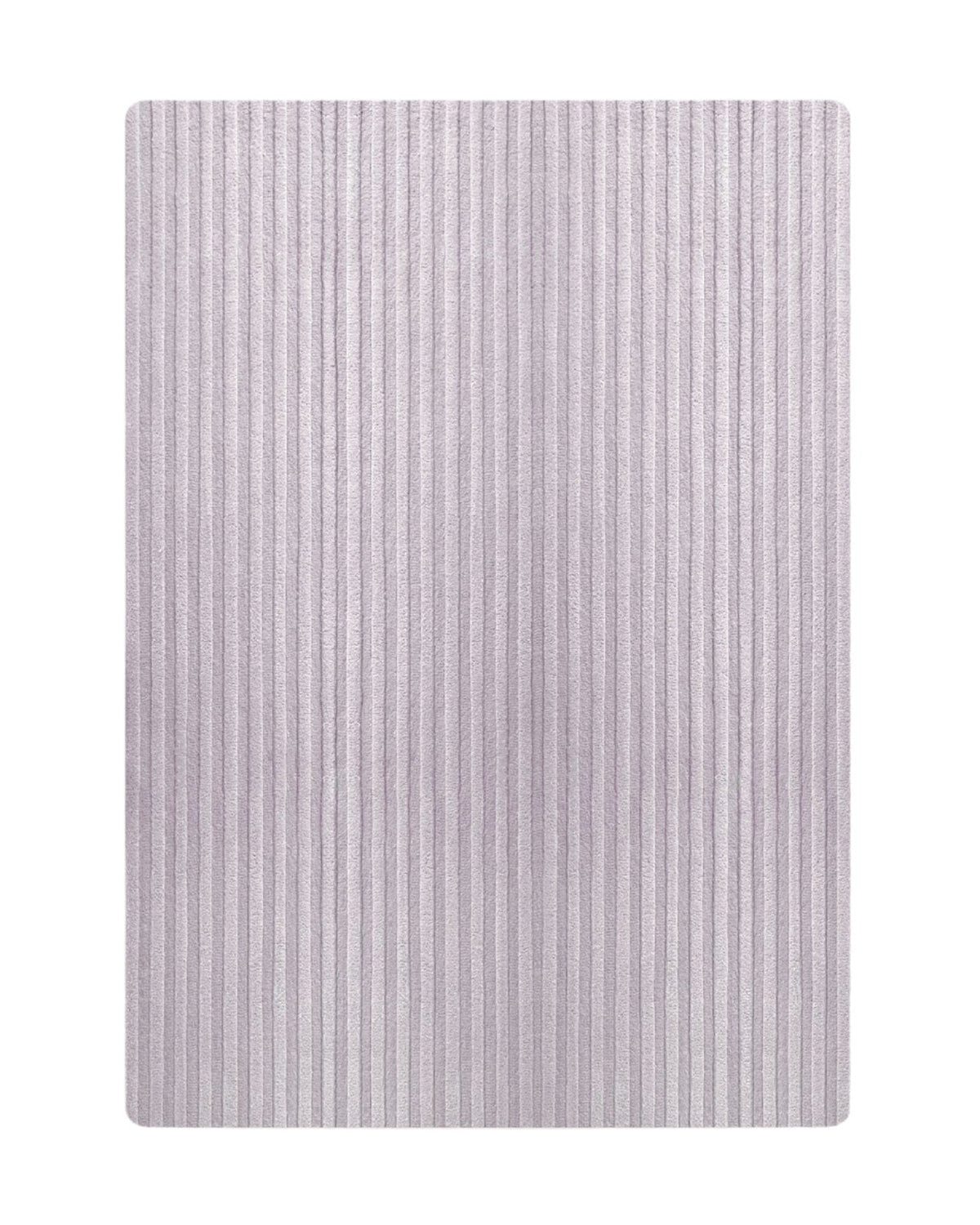 Maison Deux Rug SOLID STRIPE Lilac 5.6 x 7.9 ft