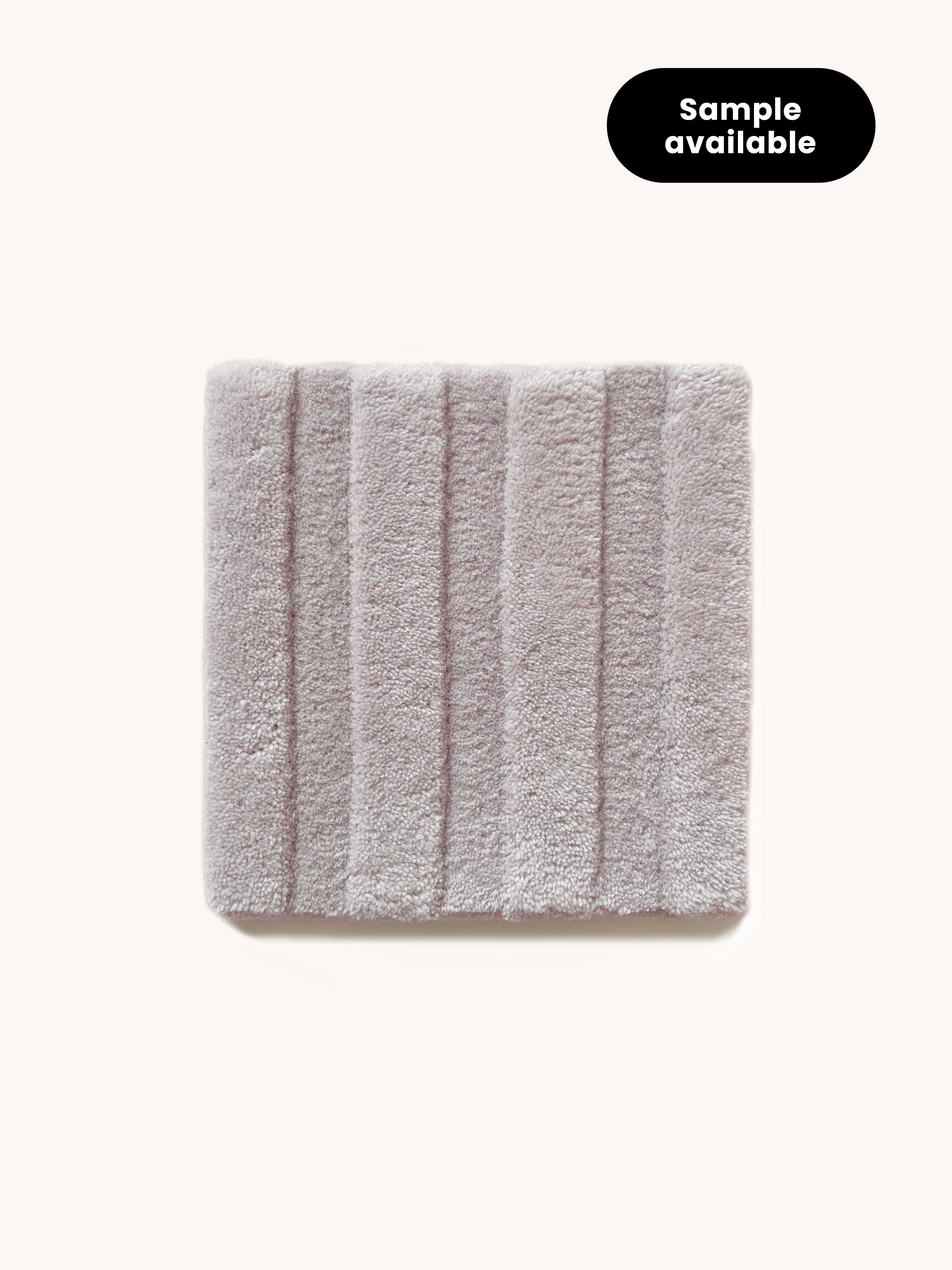 Maison Deux Rug SOLID STRIPE Lilac 5.6 x 7.9 ft