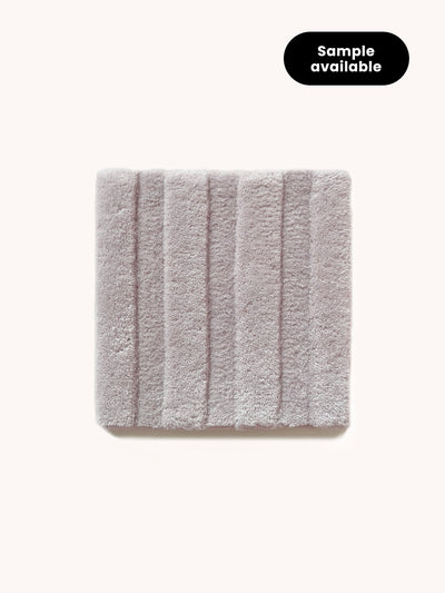 Rug SOLID STRIPE Lilac 6.6 x 9.8 ft