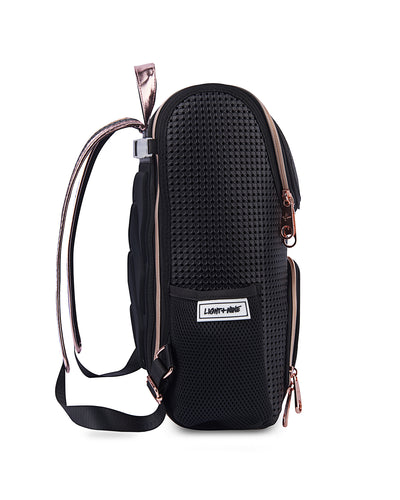 Light Plus Nine Student Backpack Peach Blush
