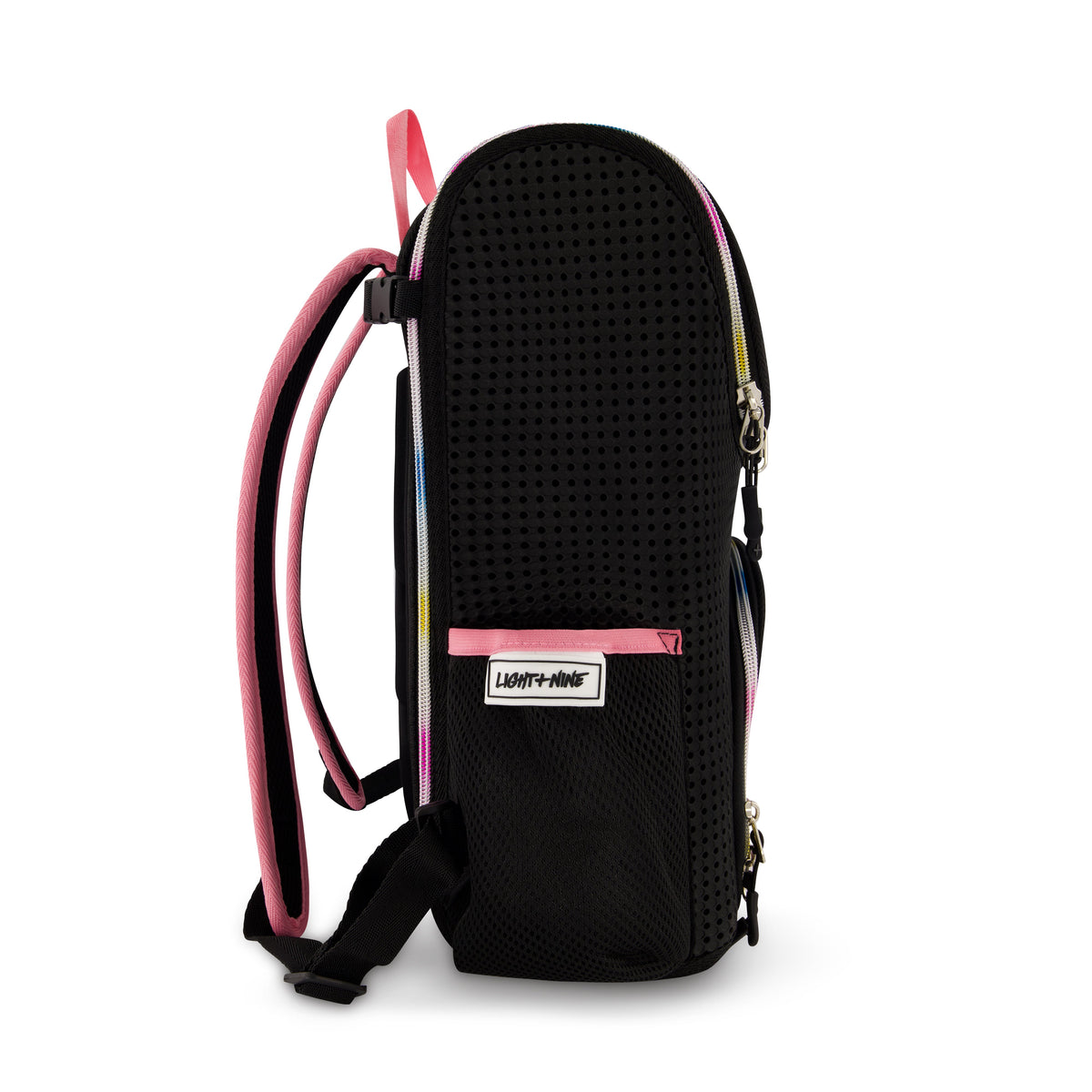 Student Backpack Rainbow Pink