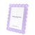 Frame SCALLOP Lavender 6" x 8" for photo size 4" x 6" or 5" x 7"