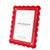 Frame SCALLOP Red 6" x 8" for photo size 4" x 6" or 5" x 7"