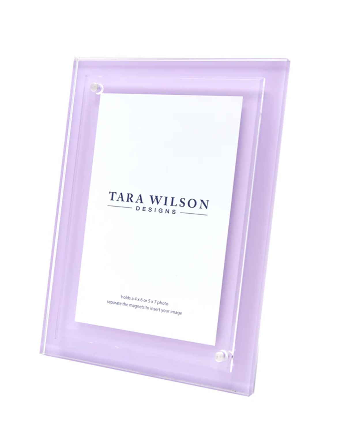 Tara Wilson Designs Frame COLORED Acrylic Lavender